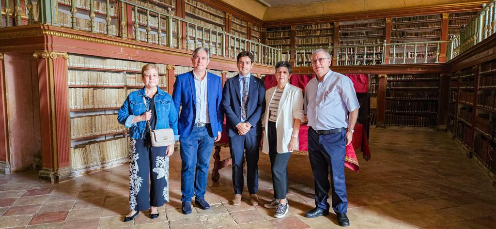 El consejero de Cultura, Turismo, Deporte y Juventud destaca “el gran valor cultural y turístico de SanMillán de la Cogolla y la Fundación como órgano gestor de este Bien Patrimonio de la Humanidad”