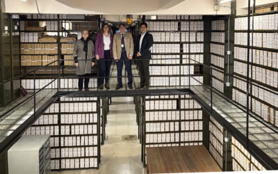 La Fundación San Millán impulsa un convenio con el Archivo Histórico Nacional para la digitalización del fondo documental del Monasterio de Yuso