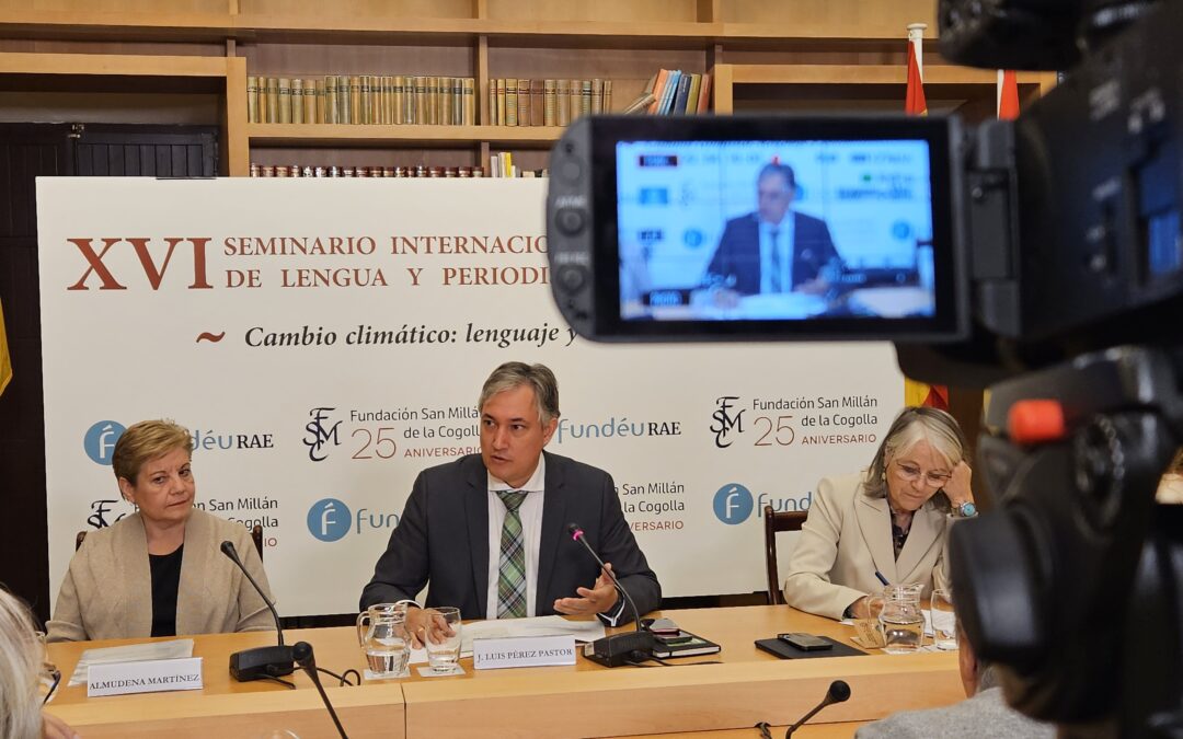 El consejero de Cultura, Turismo, Deporte y Juventud y vicepresidente de la Fundación San Millán inaugura la decimosexta edición del Seminario Internacional de Lengua y Periodismo
