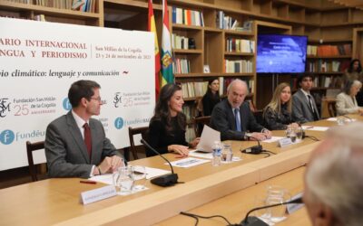 S. M. la Reina preside la clausura del seminario «Cambio climático: lenguaje y comunicación» en San Millán de la Cogolla
