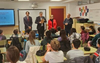 La Fundación San Millán y el CRIE celebran una nueva edición de su ciclo de charlas sobre el origen del español y talleres de escritura medieval en centros educativos de La Rioja