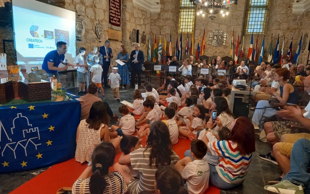 Más de 150 alumnos y sus familias clausuran en San Millán de la Cogolla el proyecto educativo CREATECH