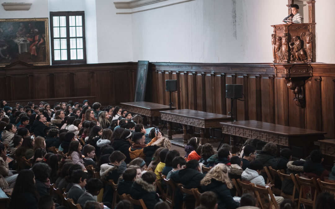 La final autonómica de la segunda edición de ‘Pequeños Gigantes de la Lectura’ reúne a 250 escolares en San Millán de la Cogolla