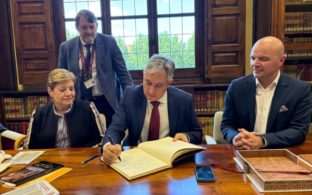La Fundación San Millán constata el avance del proyecto de digitalización de los fondos emilianenses conservados en el Archivo Histórico Nacional